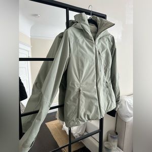 Halfdays Sage size Small Lawrence Jacket + Carson Bib Pant set